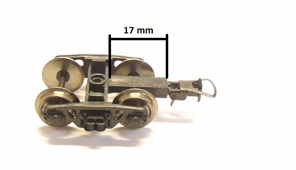 Miniaturmodelle 20017: Тележки ЦНИИ-Х3, 2 шт, средняя