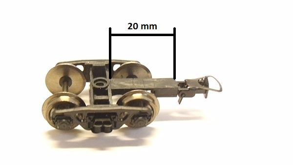 Miniaturmodelle 20020: Тележки ЦНИИ-Х3, 2 шт, длинная