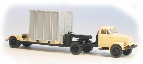 Miniaturmodelle 039223: GАZ-51P Konteinerauto koos 5T. konteineriga
