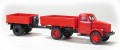 Miniaturmodelle 033255: GAZ-51 open side with trailer 1AP red