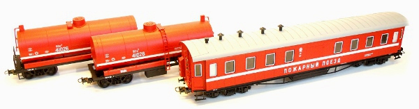 Netuzhilov 12320: Fire car set 3 pcs