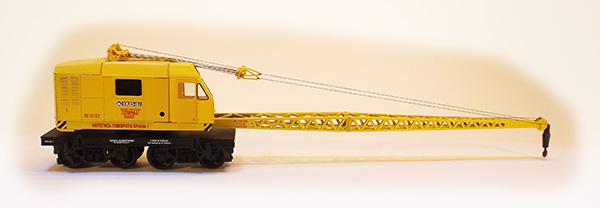 Netuzhilov 12381: Crane wagon KDE-161 yellow