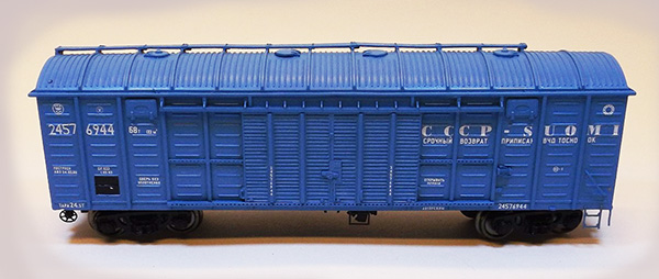 Modela 87011-11: Крытый грузовой вагон тип 11-270 Балтика Modela 87011-11: Крытый грузовой вагон тип 11-270 Балтика