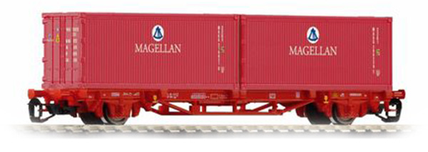 Piko 47711: Cars for 'Magellan' containers Lgs579 with load