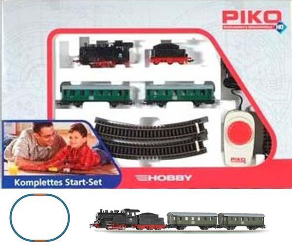 Piko 57110: Steam Passenger train Starter Set