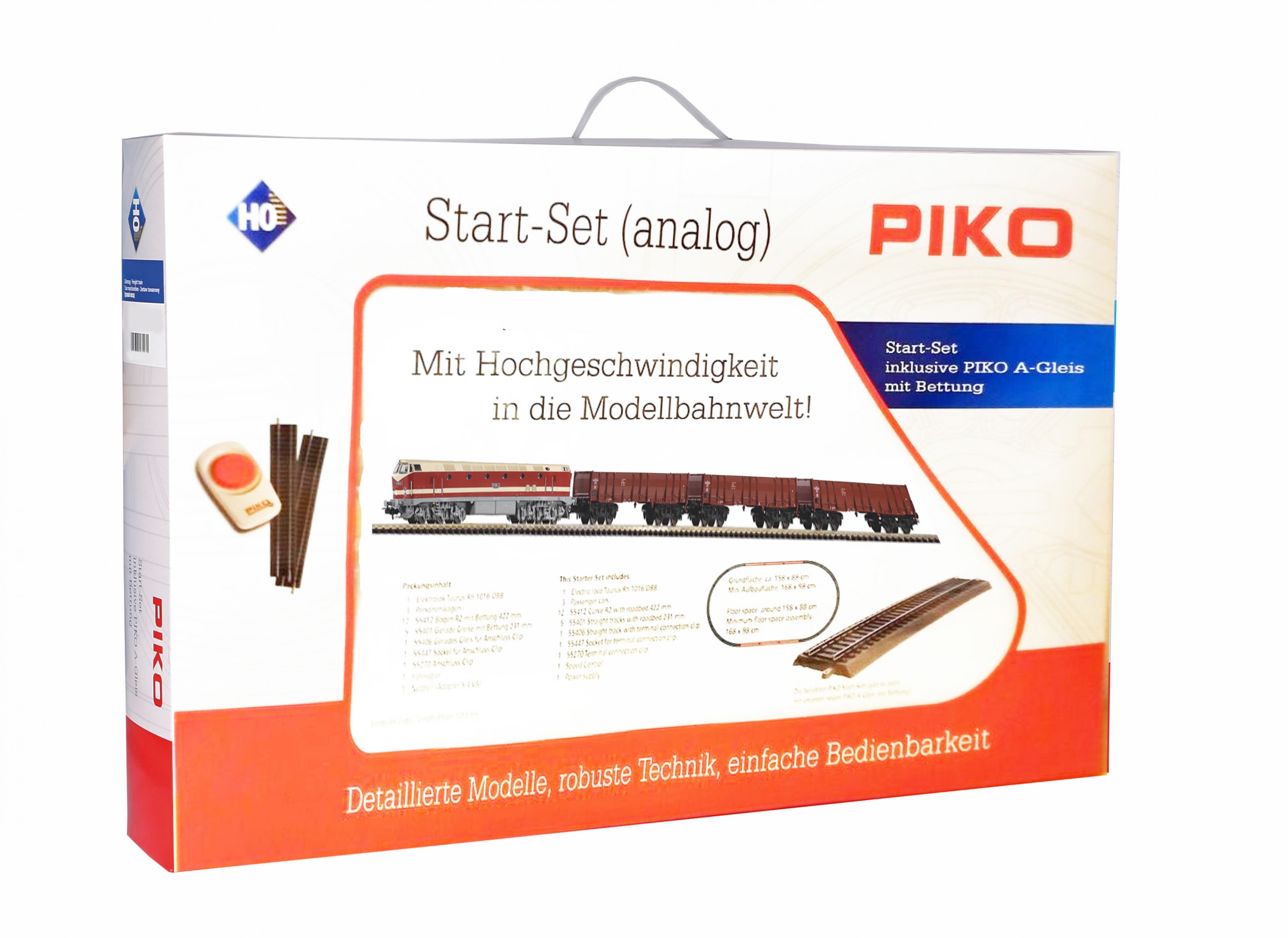Piko 57138: Starter Set Freight train Diesellokomotive BR119