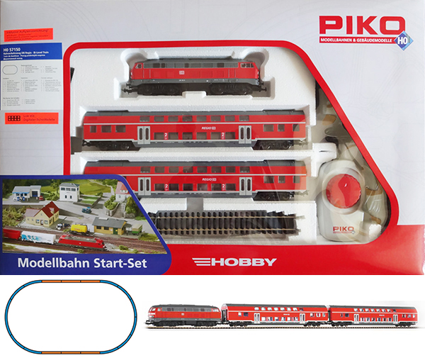 Piko 57150: Starter set Passenger train, Diesellokomotive BR 218