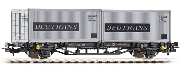 Piko 57747: Cars for container Lgs 579 with load 'Deutrans'