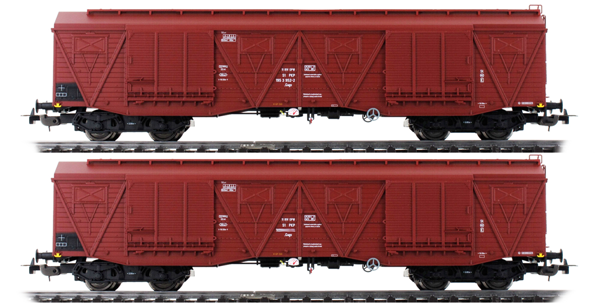 Piko 58376: Kastvagun Typ 401Ka Gags-t, 2 tk komplekt