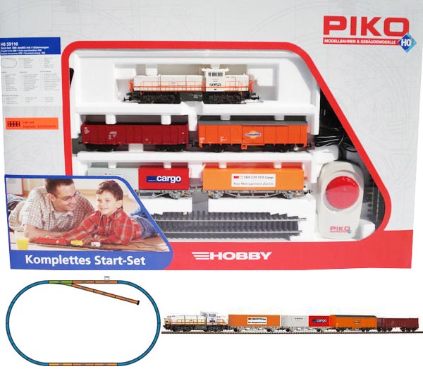 Piko 59110: Starter set Freight train, Diesellokomotive Am 843 'Sersa'