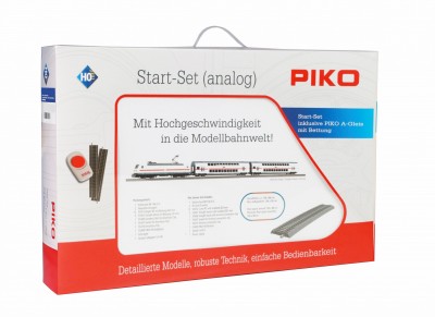 Piko 57134: Stardikomplekt IC E-Lok ja 2 kahekordsed reisivagunid, Elektrivedur NS