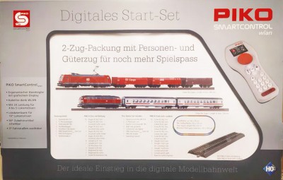 Piko 59014: Digi Stardikomplekt kahekordne Reisirong, SmartControl light S-Set DB AG