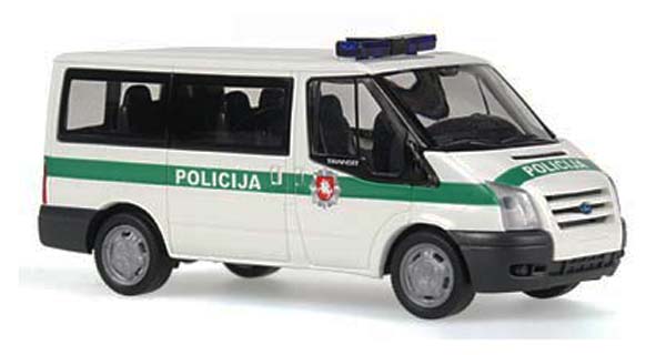 Rietze 51512: FORD Transit Mod. 2006 Policia Lietuva