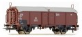 Roco 66855: Крытый грузовой вагон со сдвижной стенкой Bauart Kmmgks