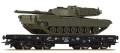 Roco 67471: Грузовая платформа SSy45 с танком M1 Abrams
