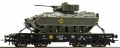 Roco 67472: Платформа со стойками с грузом M3 Bradley