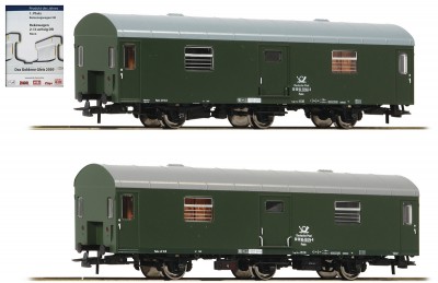 Roco 74111: Mail wagons set DB, 2 pcs