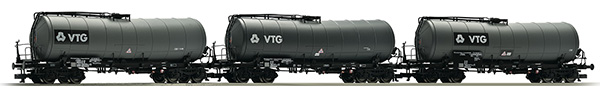 Roco 37618: Tank cars 'VTG', 3 pcs TT