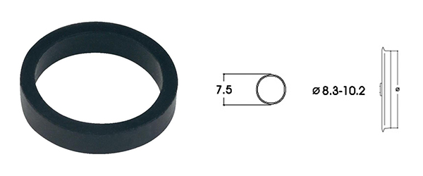 Roco 40068: Фрикционные резинки 7.5 мм на колёса