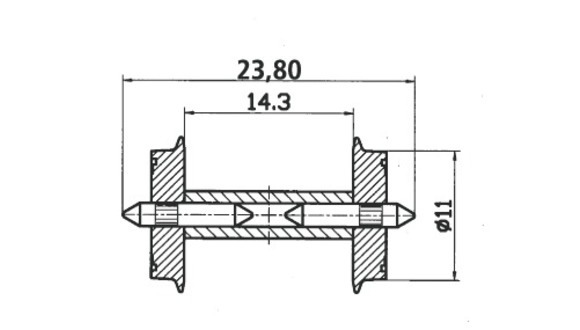 Roco 40193: Rattapaar, Isoleeritud