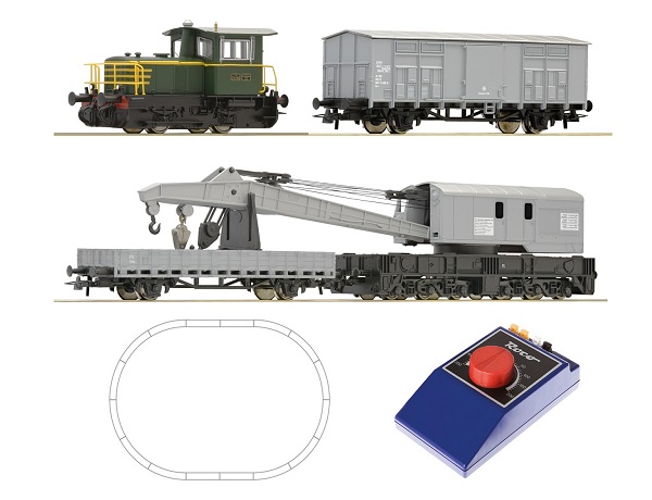 Roco 51157: Starter set D.214 and crane train