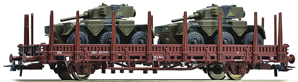 Roco 67480: Heavy lorry Ks with two tanks Saladin