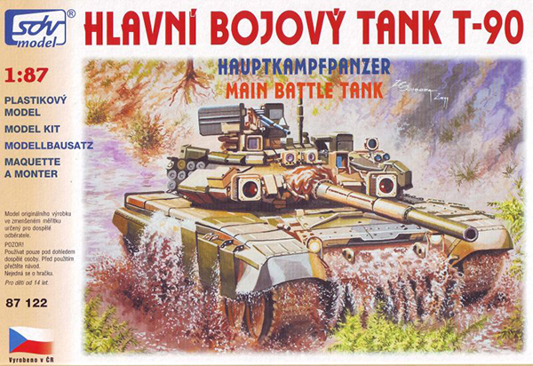 SDV Model 87122: T-90 Russian battle tank