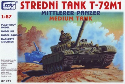 SDV Model 87071: T-72M1 Soviet medium tank