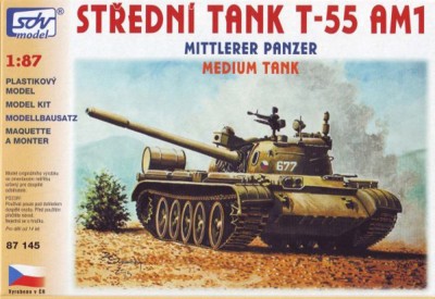 SDV Model 87145: T-55AM1 Soviet medium tank