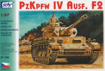 SDV Model 87159: Pz Kpfw IV Ausf. F2 tank