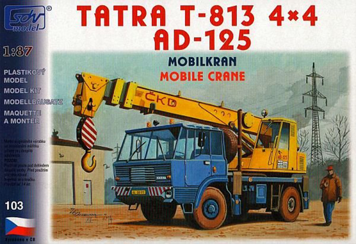 SDV Model 103: Tatra 813 4×4 AD125 Kraan