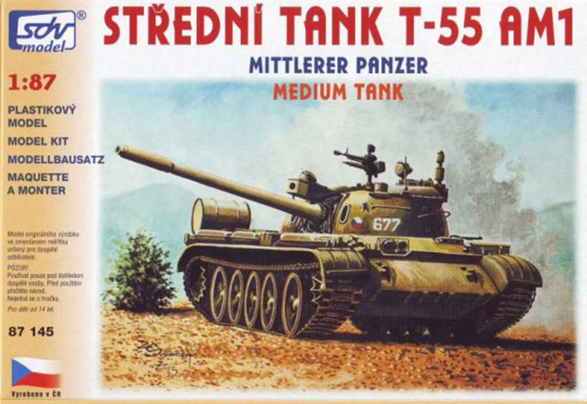 SDV Model 87145: T-55AM1 Soviet medium tank