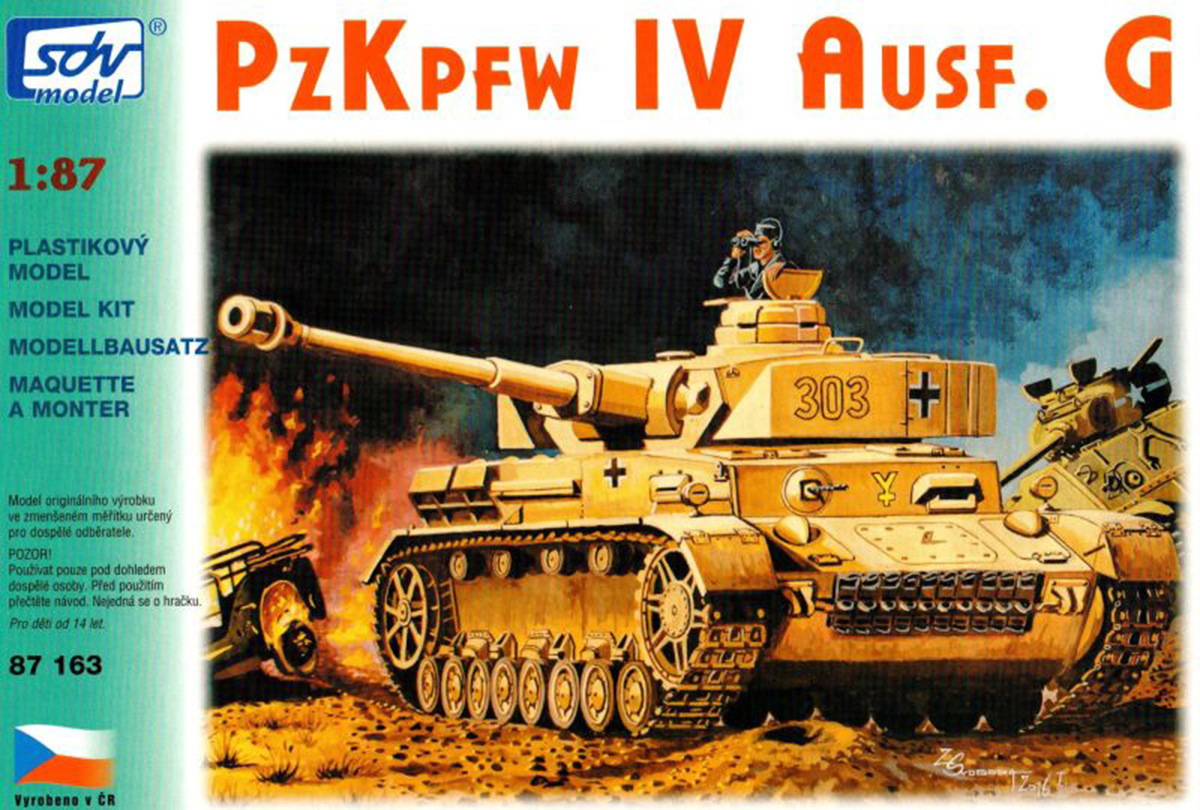 SDV Model 87163: Pz Kpfw IV Ausf. G tank