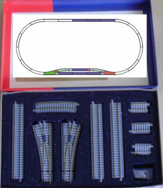 Tillig 01833: Track set with ballast