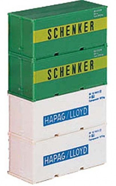 Tillig 07711: 4-unit set containers