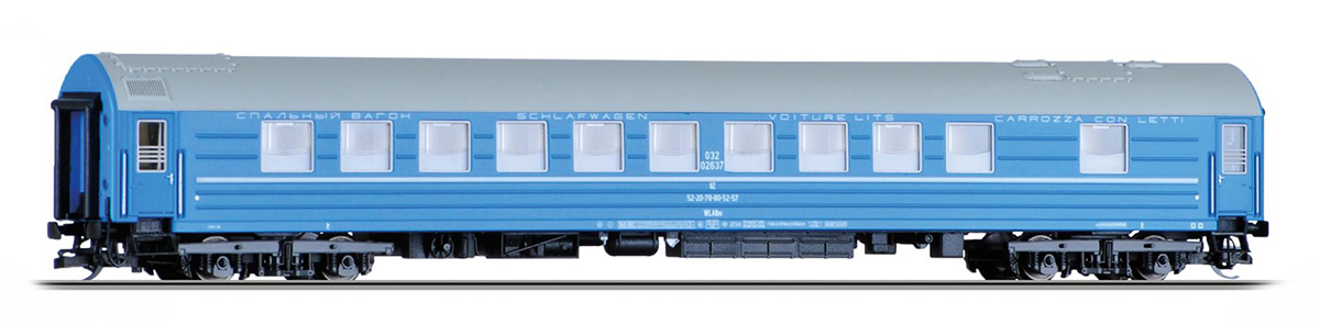 Tillig 16709: Sleeping car, Typ Y WLABm UZ