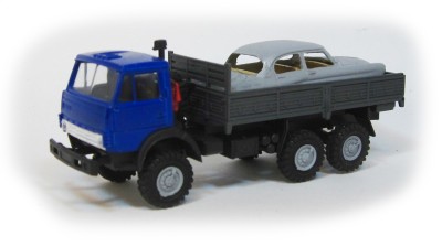 UkrAuto 120013: Kamaz 5320 truck with cargo