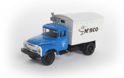 UkrAuto 140005: ZIL 130 truck with box 'MEAT'