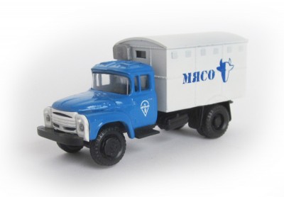 UkrAuto 140006: ZIL 130 truck with box 'MEAT'
