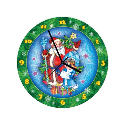 UmBum 126-10: Wall Clock - Santa Claus