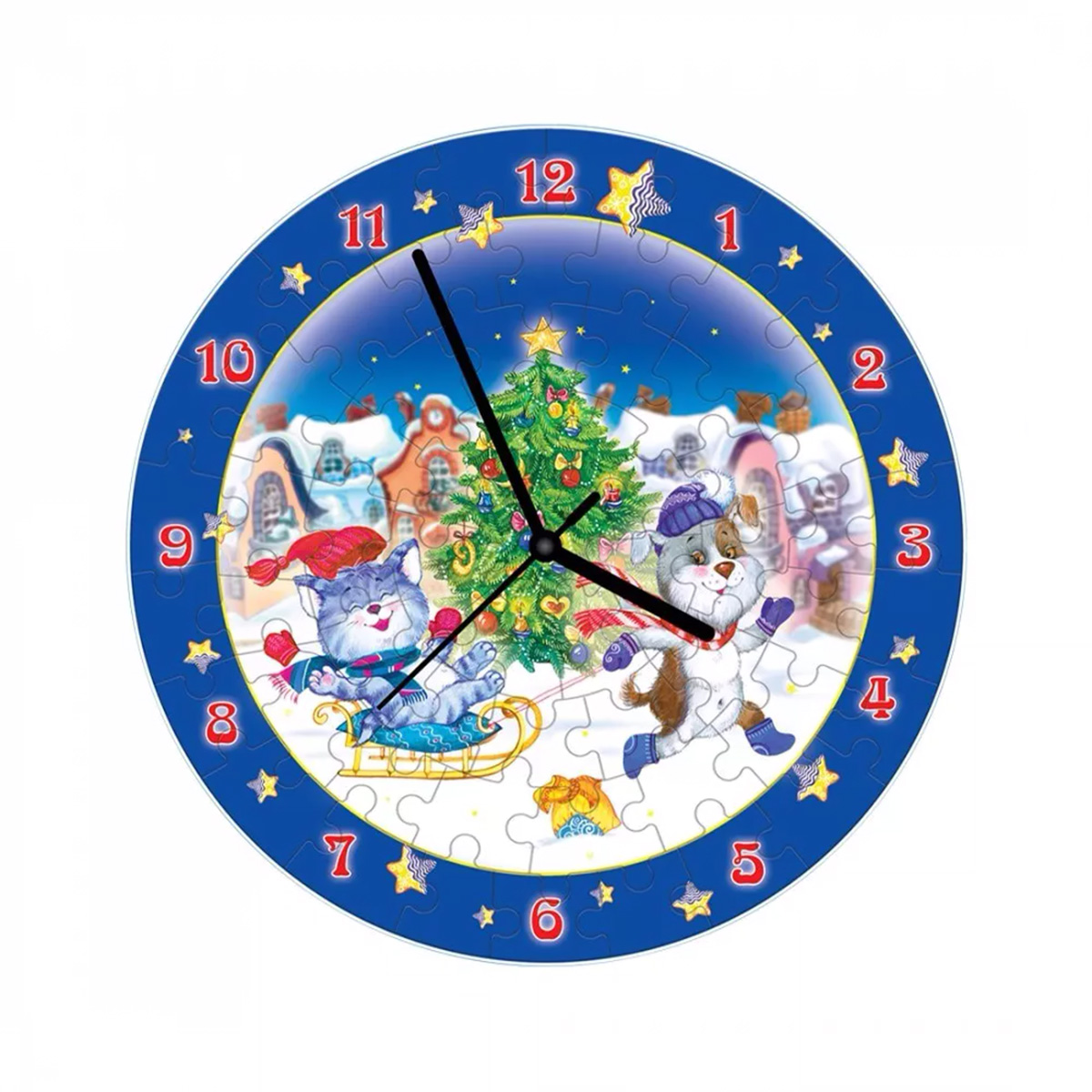 UmBum 126-09: Wall Clock - Winter fun